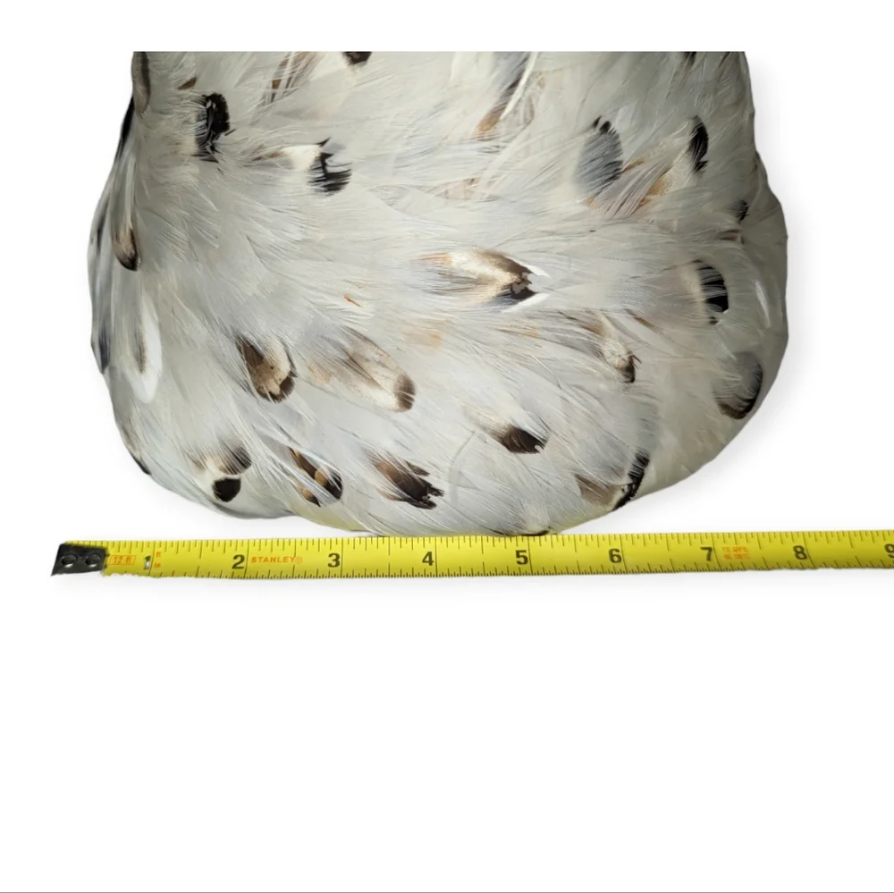 Vintage MCM Feather Cloche Hat - Picture 10 of 11